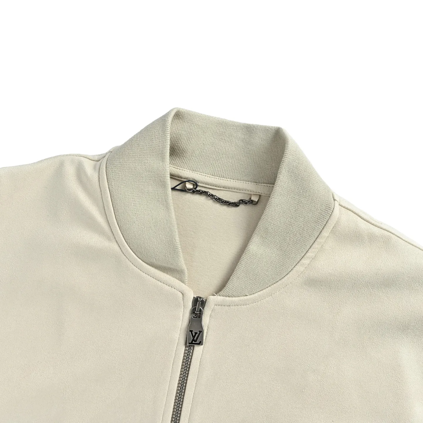 Louis Vuitton Suede Embroidered Logo Jacket Jacket